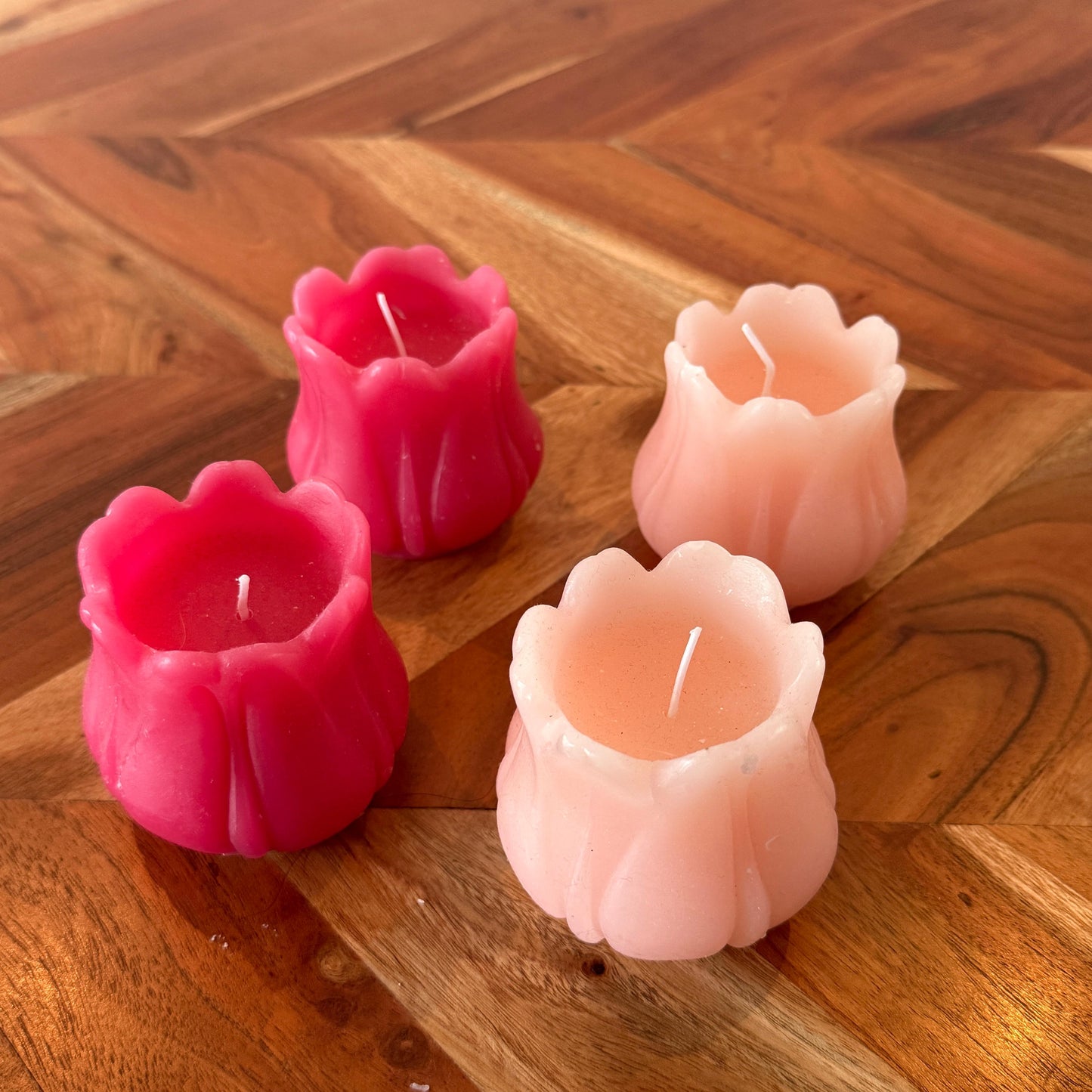 Soft pink - Losse geurkaars