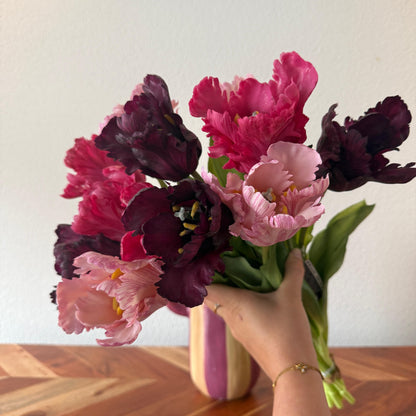 Bloom - Vaas met luxe tulpen