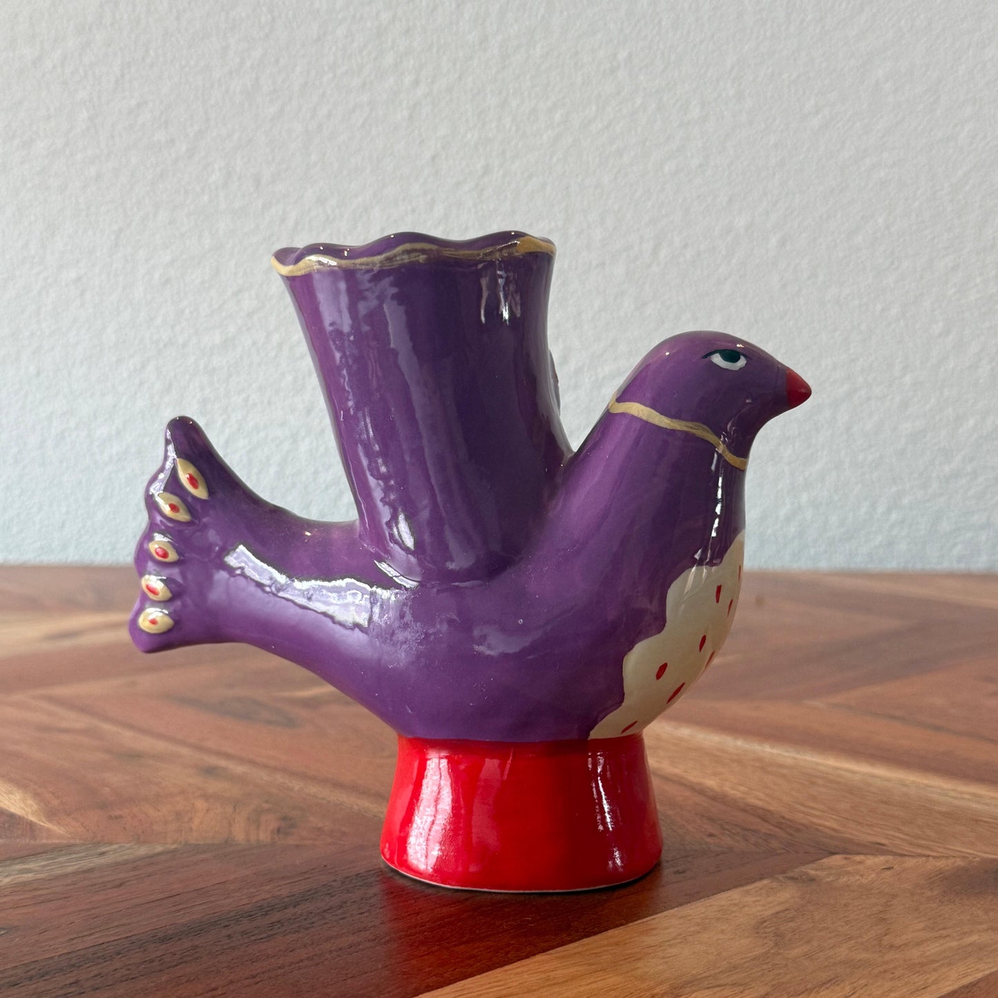 Dove - Vogelkandelaar met dinerkaars