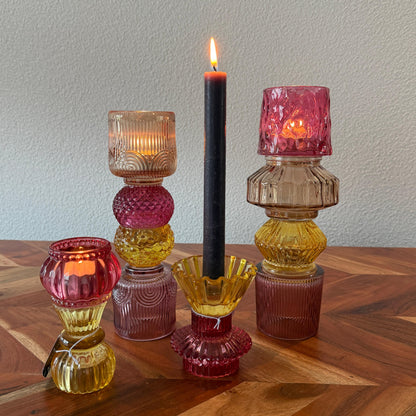 Flora - Sfeerlichthouders met waxinelichtjes