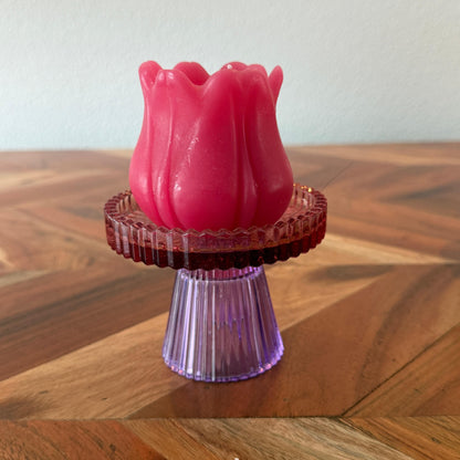 Rose - Kaarshouder met geurkaars