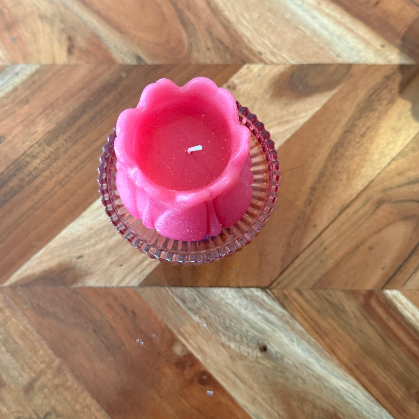 Rose - Kaarshouder met geurkaars