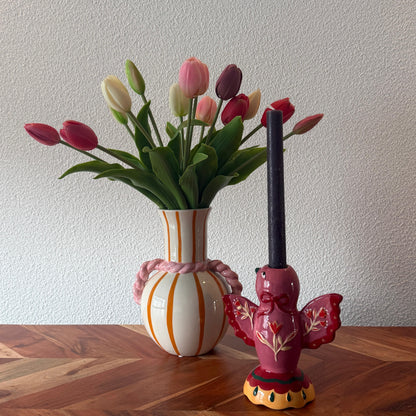 Spring - vaas met kunsttulpen